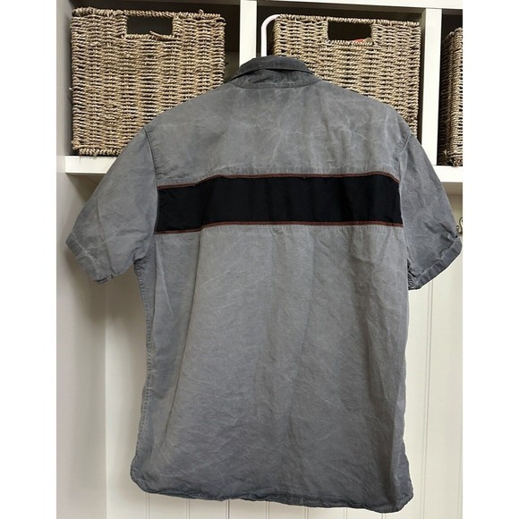 Harley-Davidson Men's Iron Bond Short Sleeve Colorblocked Shirt, Size Large - Picture 2 of 4